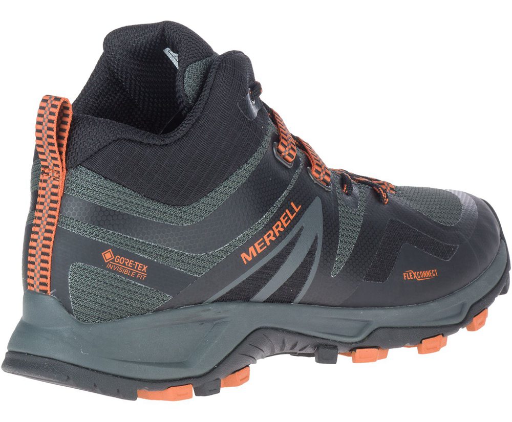 Merrell Hiking Boots Grey - MQM Flex 2 Mid GORE-TEX® - Mens 97KPOGSQD